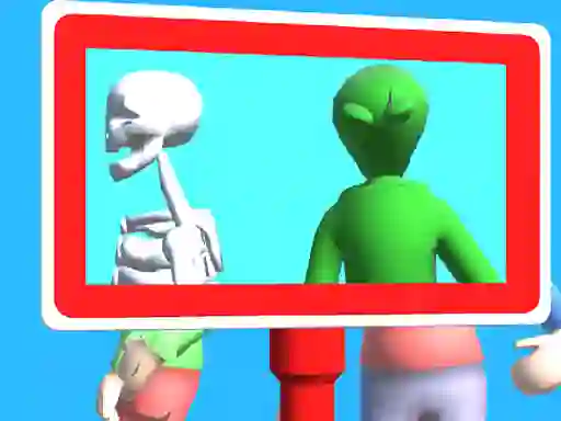 Játék Find Alien 3d online