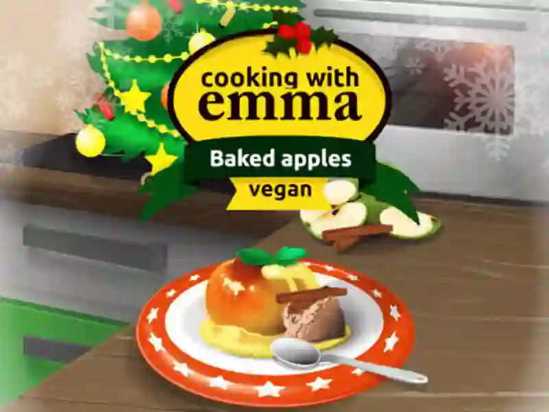 Játék Cooking with Emma Baked Apples vegan online