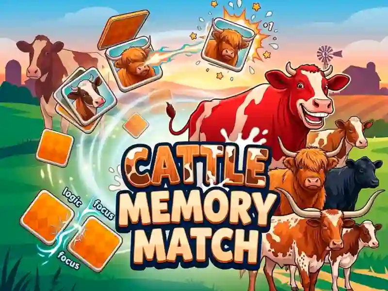Játék Cattle Memory Match online