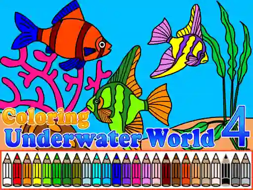 Játék Coloring Underwater World 4 online
