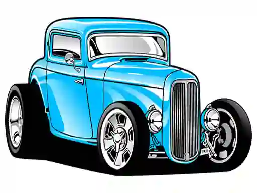 Játék Hot Rod Coloring online