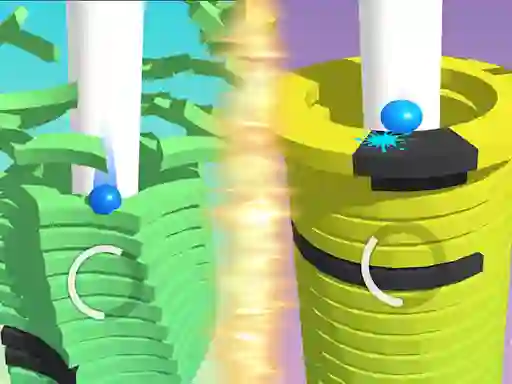 Játék Stack Ball Helix online