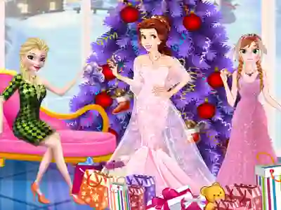 Játék Girls Christmas Party Prep online