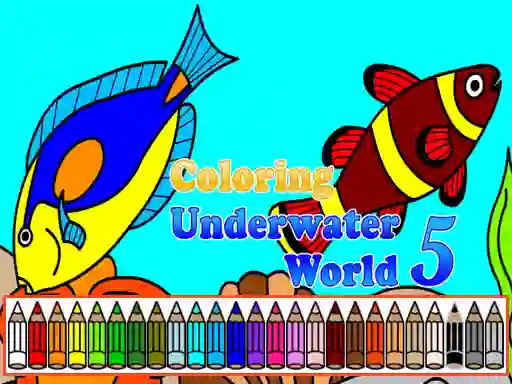 Játék Coloring Underwater World 5 online