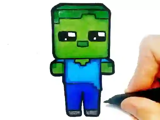Játék Easy Kids Coloring Mineblox online
