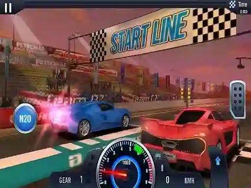 Játék Fast Line Furious Car Racing online