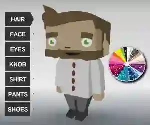 Játék Coloring Bloxy Boy online