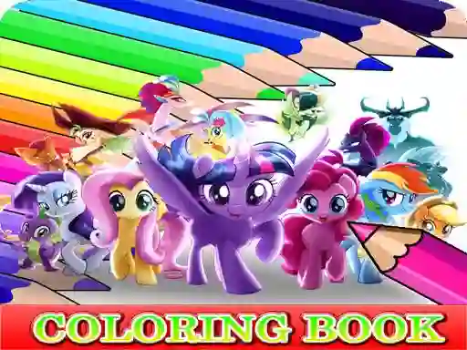 Játék Coloring Book for My Little Pony online