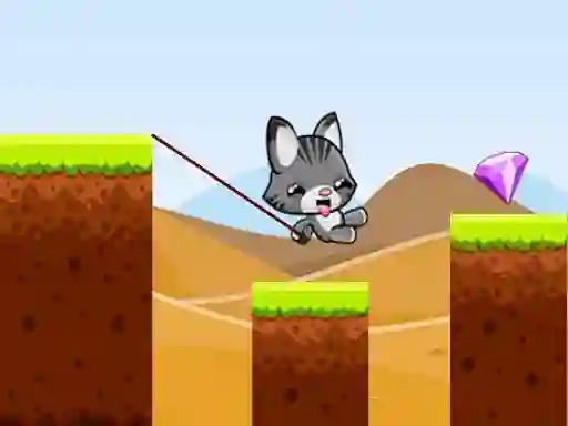 Játék Swing Cat Endless Jump online