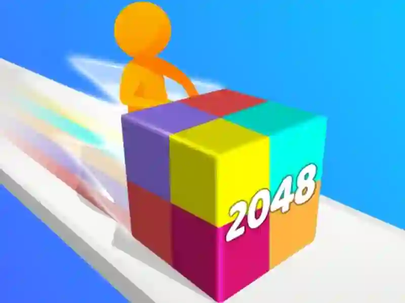 Játék Geometry Stack 2048 Run online