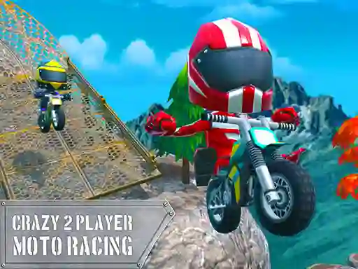 Játék Crazy 2 Player Moto Racing online