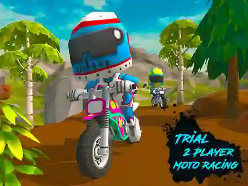 Játék Trial 2 Player Moto Racing online