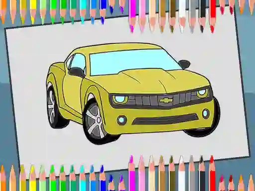 Játék American Cars Coloring Book online
