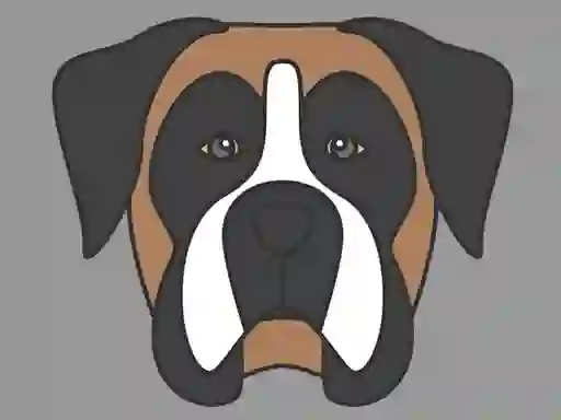 Játék Doggy Face Coloring online