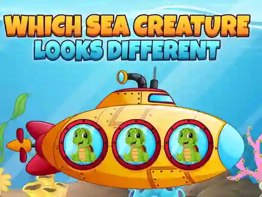 Játék Which Sea Creature Looks Different online
