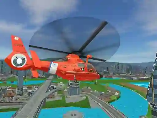 Játék 911 Rescue Helicopter Simulation 2020 online