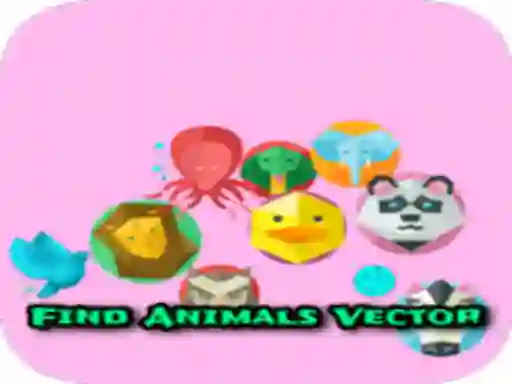 Játék Find Animals Vector online