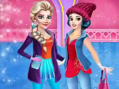 Játék Princess Winter Activities online