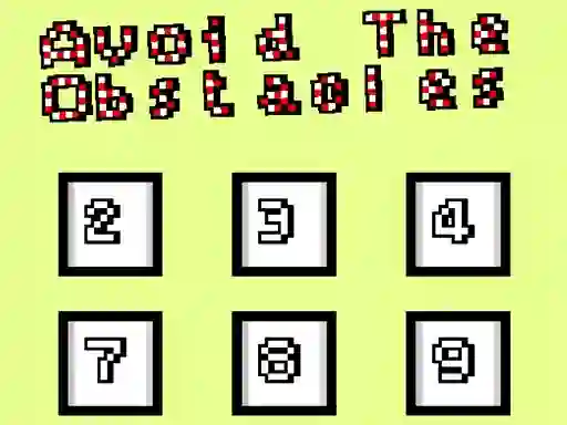 Játék Avoid the obstacles online