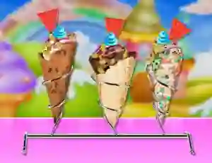 Játék Homemade Ice Cream Cooking online