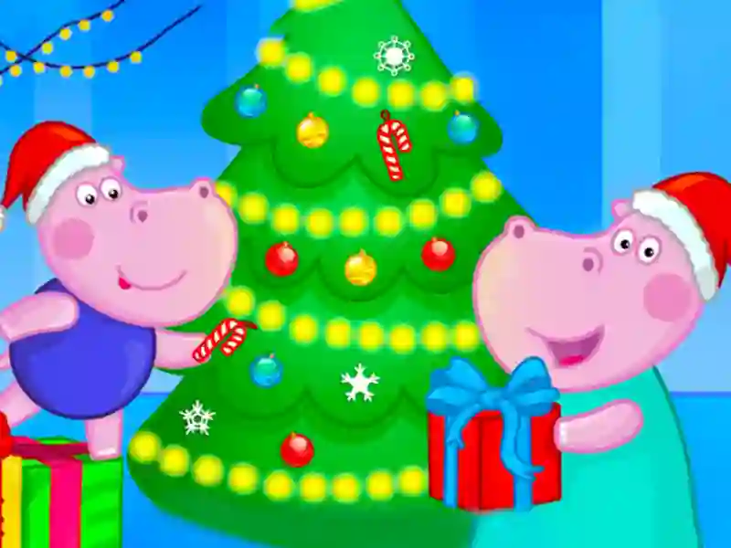 Játék Hippo Christmas Calendar online