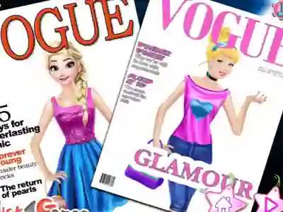 Játék Princesses On Vogue Cover online