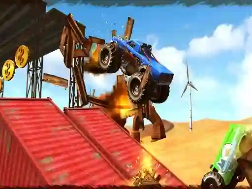 Játék Monster Truck Impossible Track Plane Simulator online