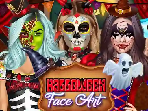 Játék Kylie Jenner Halloween Face Art online