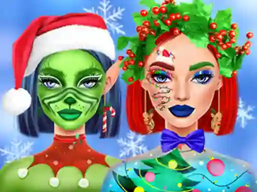 Játék Ellie Christmas Makeup online