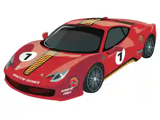 Játék Sport Cars Coloring online