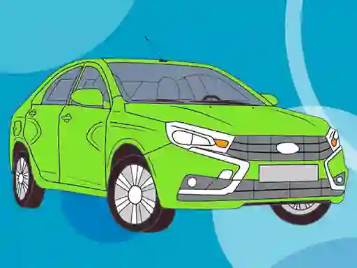 Játék Russian Cars Coloring Book online
