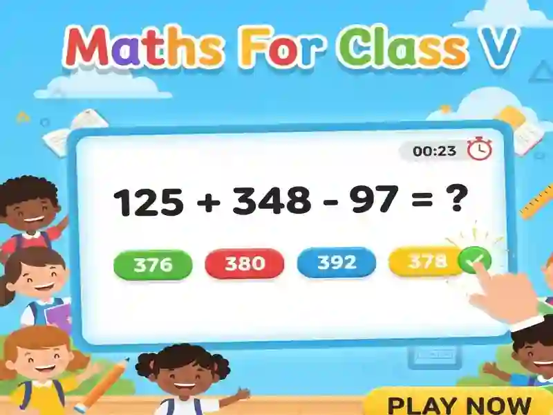 Játék Maths For Class V online