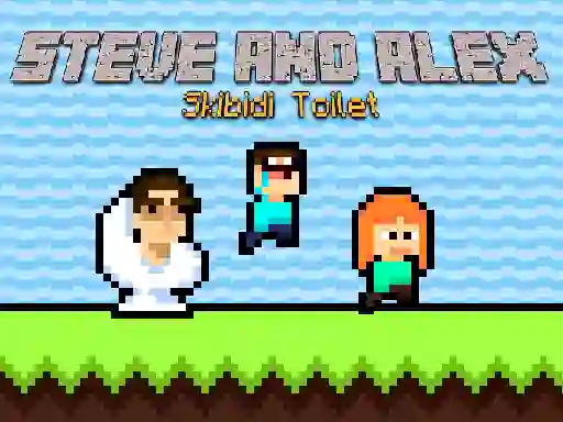 Játék Steve and Alex Skibidi Toilet online