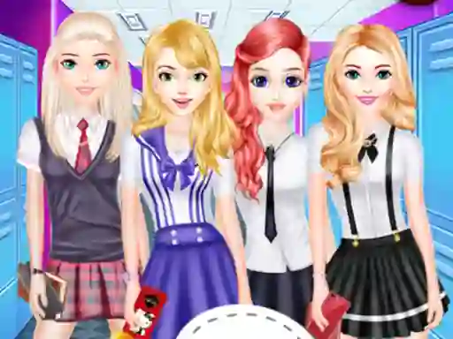 Játék Girls School Fashion online