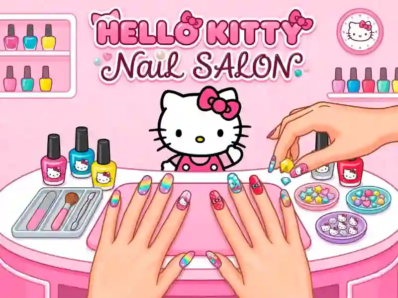 Játék Hello Kitty Nail Salon online