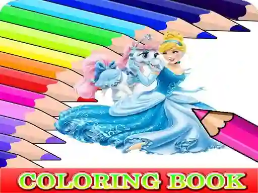 Játék Coloring Book for Cinderella online