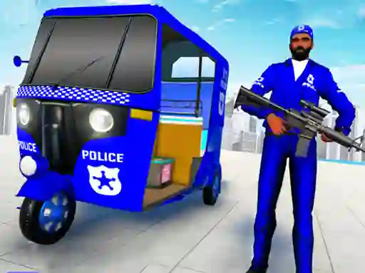 Játék Police Auto Rickshaw Taxi online