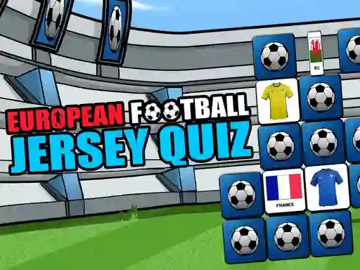 Játék European Football Jersey Quiz online
