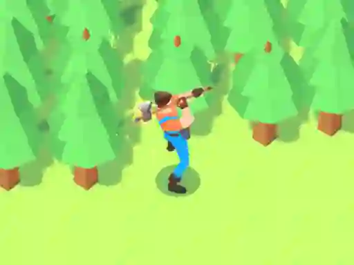 Játék Idle Lumberjack 3D online