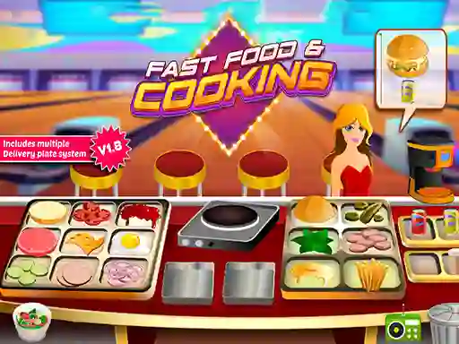Játék Fast Food & Cooking online
