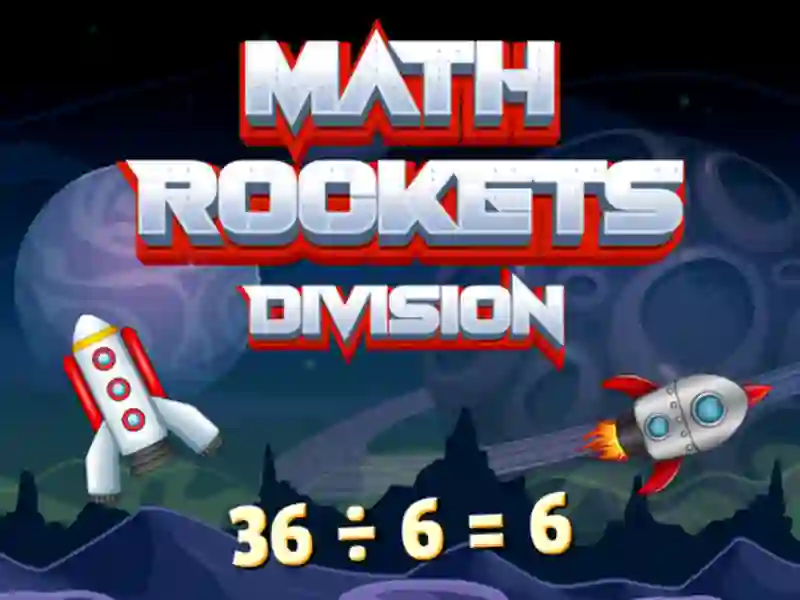 Játék Math Rockets Division online