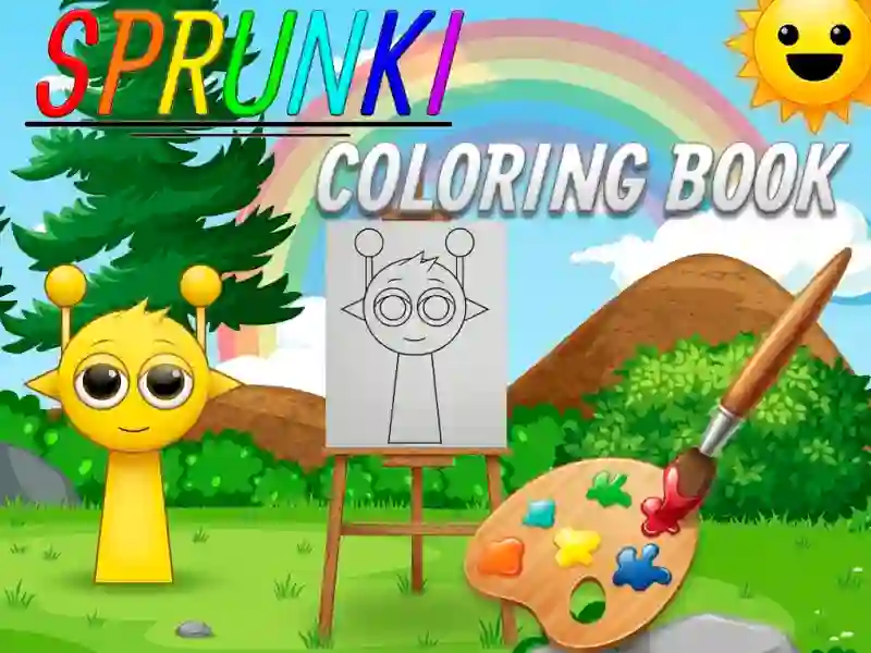 Játék Sprunki Coloring Book online