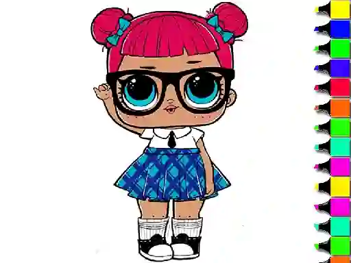 Játék Easy Kids Coloring Lol online
