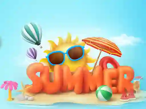 Játék Happy summer jigsaw puzzle online