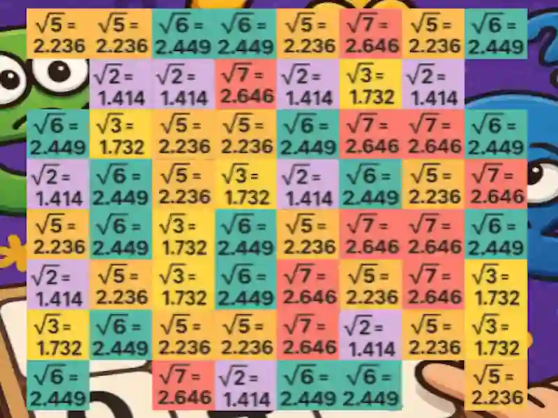 Játék Tricky Square Roots online