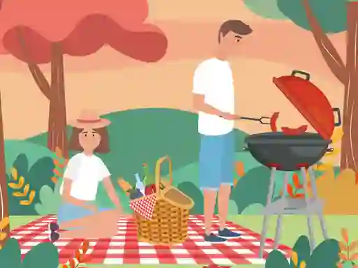 Játék Barbecue Picnic Hidden Objects online