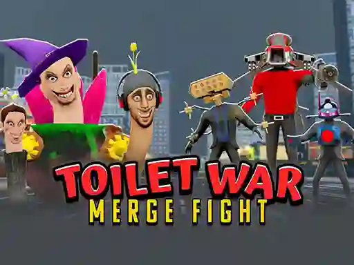 Játék Toilet War: Merge Skibidi online