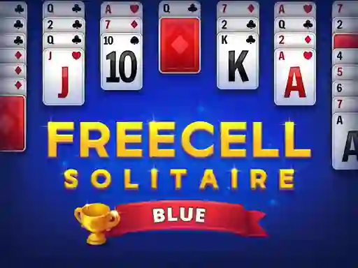 Játék Freecell Solitaire Blue online