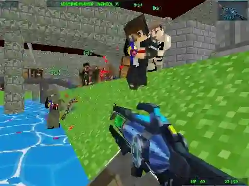Játék GunGame Paintball Wars online