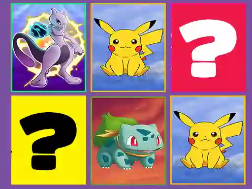 Játék Pokemon Find Pairs online